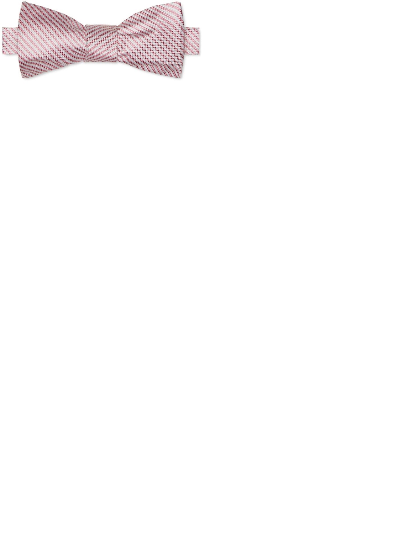 Gravata borboleta listrada Tommy Hilfiger masculina rosa tamanho regular