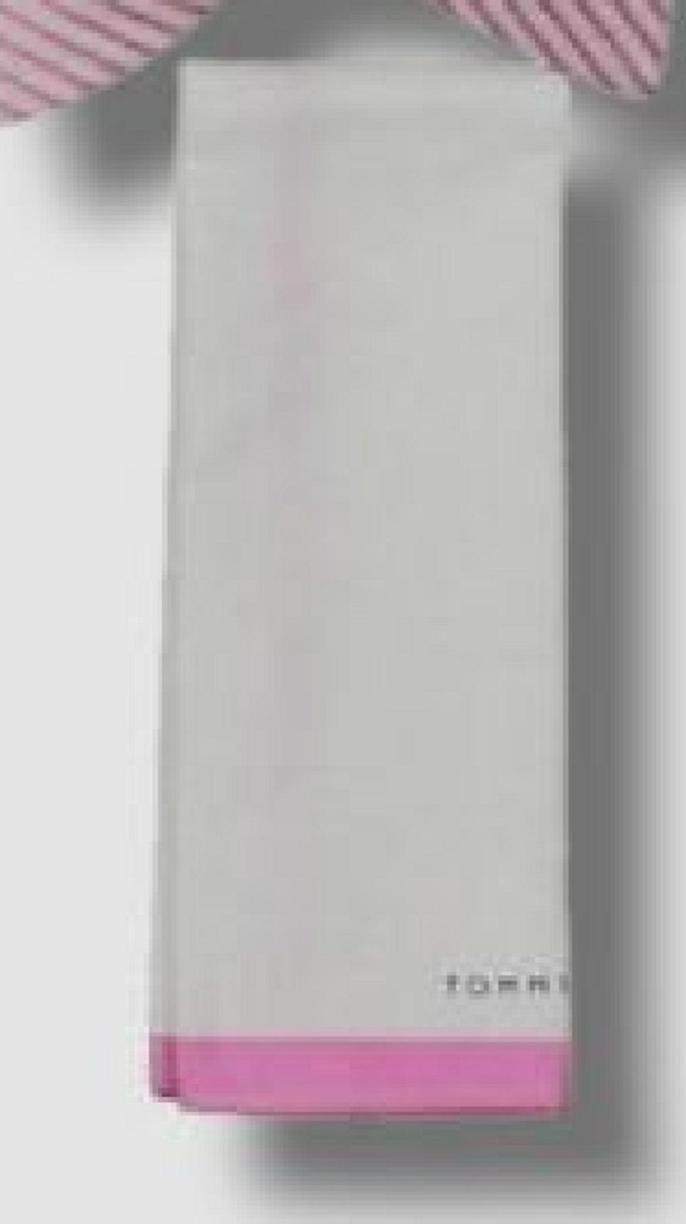 Gravata borboleta listrada Tommy Hilfiger masculina rosa tamanho regular