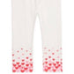 Leggings estampadas de coração para bebês meninas First Impressions, brancas, tamanho 6-9 M