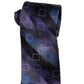 Gravata profissional de seda masculina Van Heusen, roxa, tamanho regular