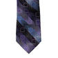 Gravata profissional de seda masculina Van Heusen, roxa, tamanho regular