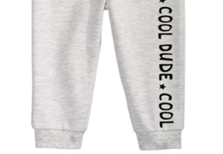 Calça jogger Cool Dude para meninos First Impressions, cinza, tamanho 3T