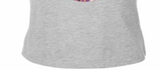 Camiseta Ideologia para Meninas com Costas Fechadas, Cinza, Tamanho 5