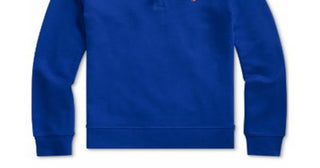 Polo Ralph Lauren Suéter Infantil Azul com Zíper Médio Tamanho G (14-16)