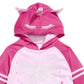 Camisola de unicórnio com capuz para meninas Max &amp; Olivia Little &amp; Big, roxa, tamanho GG