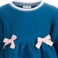 Vestido acolchoado para bebê menina First Impressions azul tamanho 3-6 meses