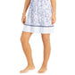 Camisola de dormir feminina Charter Club azul, tamanho médio