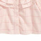 Blusa de algodão com babados First Impressions Baby Girl, rosa, tamanho 6-9 M
