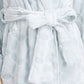 INK+IVY Roupão de pelúcia com relevo feminino, branco, tamanho grande