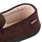 Chinelo mocassim Isotoner Microsuede Masculino Marrom Tamanho -9,5-10,5
