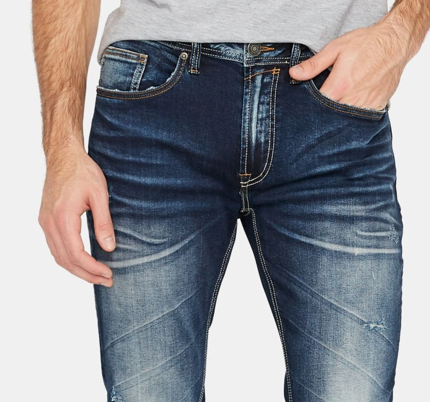 Calça Jeans Buffalo Masculina Stretch Slim Fit Azul Tamanho 40X30