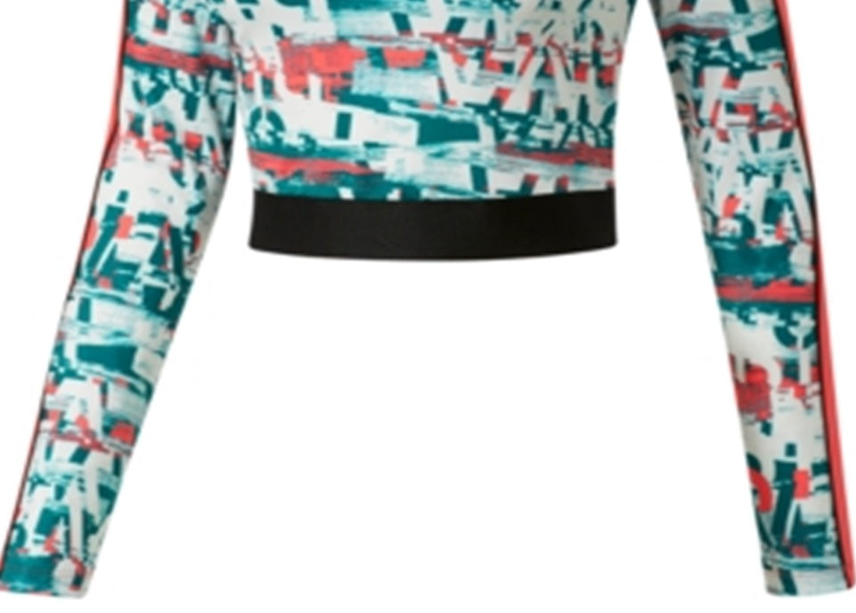 Blusa curta de manga comprida Puma Be Bold feminina rosa tamanho XL