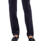 Calça de controle de barriga feminina Lexington Corduroy, azul, tamanho 10, Charter Club