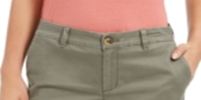 Shorts chino feminino Style &amp; Co, verde, tamanho 4