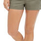 Shorts chino feminino Style &amp; Co, verde, tamanho 4