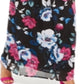 Vestido longo de chiffon com estampa floral e alças finas da INC International Concepts, tamanho 6, preto