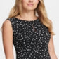 Vestido MIDI sem mangas feminino DKNY, preto, tamanho 8