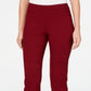 Calça Ponte Feminina Cambridge Pull on Charter Club Vermelha Tamanho 6