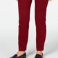 Calça Ponte Feminina Cambridge Pull on Charter Club Vermelha Tamanho 6
