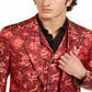 Blazer metálico bordado Tallia masculino Vigaro vermelho tamanho 46
