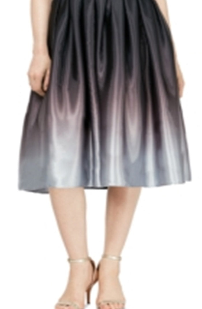Vestido de coquetel feminino SL Fashions, sem mangas, com decote em V e abaixo do joelho, preto, tamanho 12