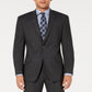 Terno masculino Marc New York Modern Fit Stretch Windowpane, cinza, tamanho 44