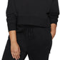 Moletom Nike Fleece Crew Feminino Preto Tamanho P