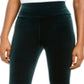 Calça skinny feminina de veludo da INC International Concepts, verde, tamanho 6