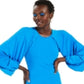 Vestido de malha feminino com manga raglan da INC International Concepts, azul, tamanho XX-grande