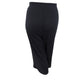 Calças culotte caneladas femininas Ideology, pretas, tamanho XL