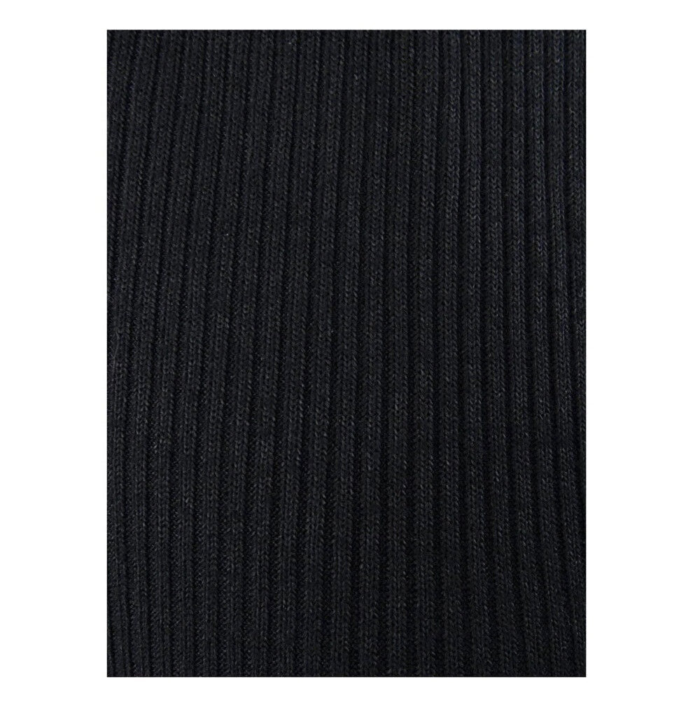 Calças culotte caneladas femininas Ideology, pretas, tamanho XL