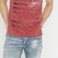 Camiseta regata Buffalo David Bitton Tufix Graphic masculina vermelha tamanho X-G