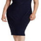 Vestido Ralph Lauren Feminino Manga Curta Abaixo do Joelho Azul Tamanho 6