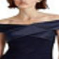 Vestido Ralph Lauren Feminino Manga Curta Abaixo do Joelho Azul Tamanho 6