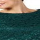 Vestido tubinho acima do joelho com manga sino Jessica Howard feminino, verde, tamanho 10