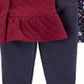 Conjunto legging Carter's Girl 3 peças vermelho tamanho recém-nascido