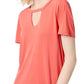 Top Feminino Bar III Keyhole - Rosa Tamanho P