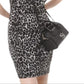 Vestido de festa curto sem mangas Michael Kors feminino, cinza, tamanho pequeno