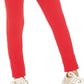 Leggings de tricô trançado para meninas Epic Threads, tamanho 6X, vermelho