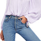 Body feminino Another Round da Free People, roxo, tamanho extragrande