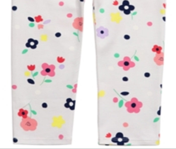Leggings elásticas para bebês meninas First Impressions, tamanho 24 meses, branca