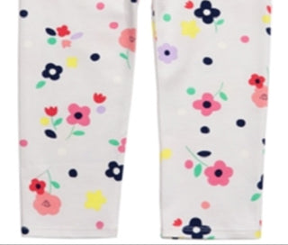 Leggings elásticas para bebês meninas First Impressions, tamanho 24 meses, branca