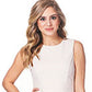 Vestido Calvin Klein Illusion Trim Fit &amp; Flare Feminino Rosa Tamanho 4 Petite