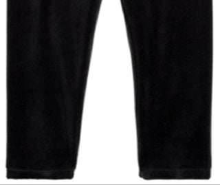 Leggings de veludo para bebê First Impressions, pretas, tamanho 6-9 meses