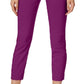 Calça skinny Alfani feminina com controle de barriga, roxa, tamanho 12P