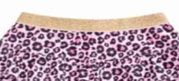Saia em camadas com estampa de chita da Epic Threads para meninas, rosa, tamanho 6