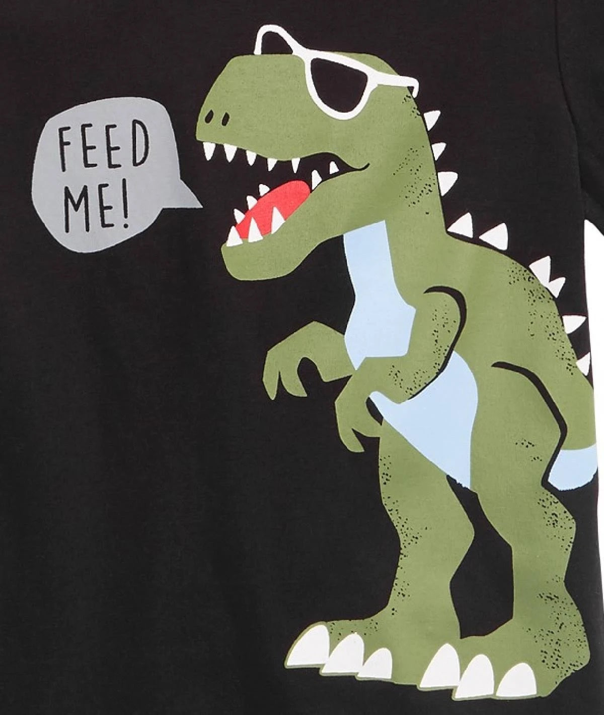 Camiseta infantil First Impressions Baby Boys com estampa de dinossauro e aparência em camadas, cinza, tamanho 12 meses