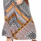 Vestido longo feminino estampado com decote em V e alças finas da INC International Concepts, vários tamanhos, pequeno e médio