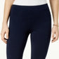 Leggings femininas Maison Jules Solid Pull On Azul Tamanho X-S