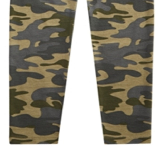 Leggings estampadas camufladas para meninas Epic Threads, tamanho 2T, verde
